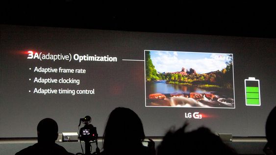 LG har tatt forskjellige grep for å sørge for at skjermen bruker så lite strøm som mulig. 