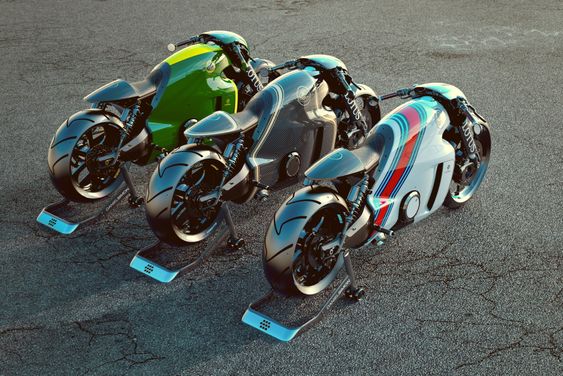 Lotus Motorcycles C-01, designed by Daniel Simon