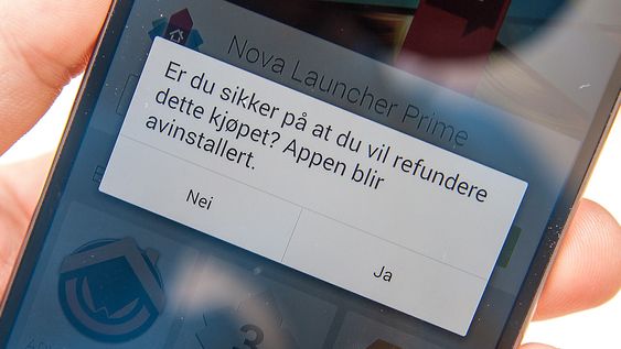 Velger du refusjon, får blir ikke betalingskortet ditt belastet.