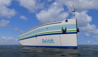 DNV GLs Revolt – elektrisk og autonomt fraktskip for nærskipsfart.