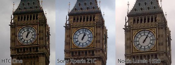 Bilder tatt med HTC One (M8), Sony Xperia Z1 Compact og Nokia Lumia 1520. 