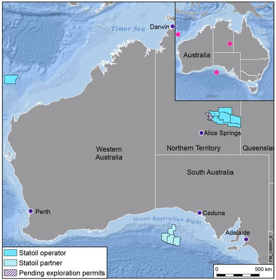 Statoil øker sin tilstedeværelse i Australia med tildelingen av 100 % andel i en stor letelisens i den nordre delen av det attraktive Carnarvon-bassenget på Australias nordvest-sokkel. 