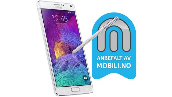 Vi anbefaler Samsung Galaxy Note 4 