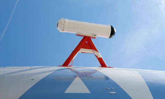 Aviod-kameraene er på testflyet montert på skroget, men skal selvsagt integreres på det ferdige systemet. 
