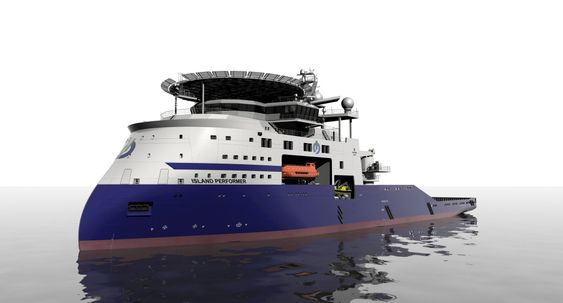 Island-USA: Edison Chouest Offshore og norske Island Offshore samarbeider om et avansert subsea-skip med SX121-design fra Ulstein, der det også skal bygges. 