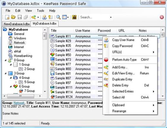 KeePass er en gratis tjeneste basert på åpen kildekode som husker passordene dine.