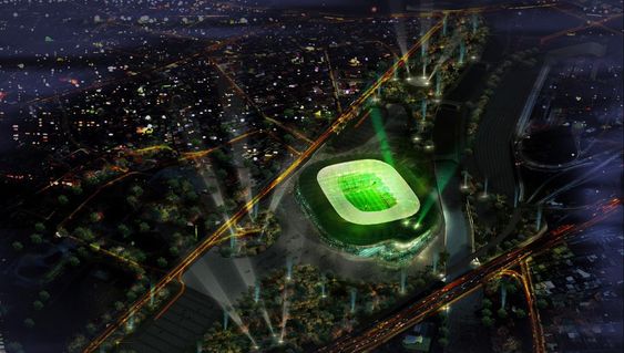 Timsah Arena i Bursa, Tyrkia, blir den nye hjemmebanen til Bursaspor. 