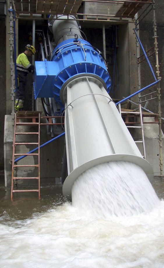 Cleanpowers Turbinator aggregat, Hegsethdammen