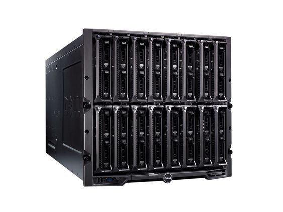 SMAK AV FREMTIDEN: Dell M1000e-kabinettet er det mest energieffektive bladproduktet på markedet.