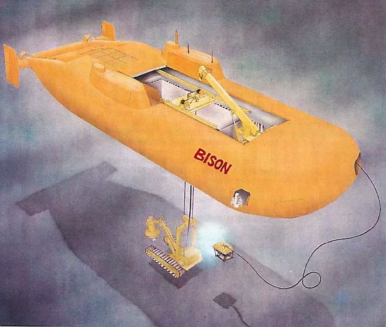 KATAMARAN: Ubåtkonseptet Bison for subseaoperasjoner, presentert av NTNU-professor Maurice F. White.