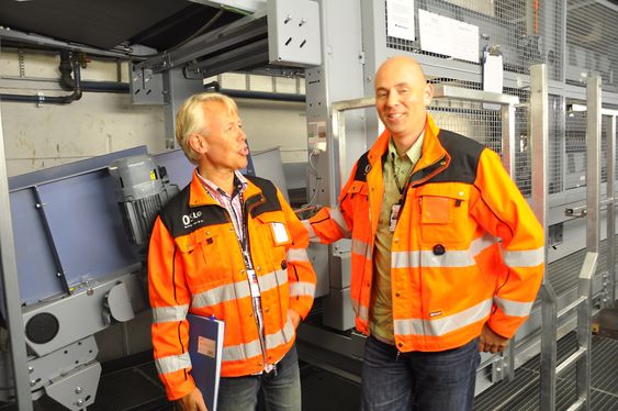 Per Viggo Andersen og Jan Fagernes, Oslo Lufthavn Gardermoen, bagasjesystem 
