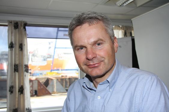 AMBISJONER: Kværner har ambisjoner om å vokse internasjonalt med EPC-kontrakter for kompleske installasjoner og på betongplattformer, ifølge Lars Eide .