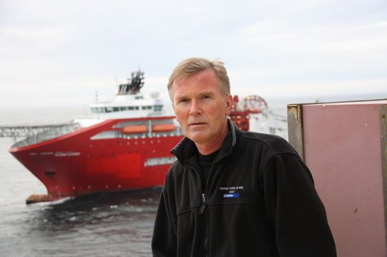 IRRITERT: Prosessteniker Bernt Roger Ramsvik på Norne FPSO fikk ideen til oljevernskip etter Full City-ulykken i juli 2009.