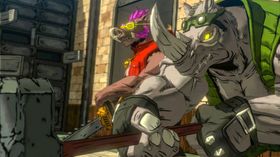 Bebop og Rocksteady er klare til kamp.