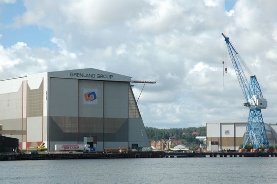 Dette verftet i Tønsberg er Grenland Groups største fabrikasjonsanlegg. Det har kapasitet til å kunne skipe ut moduler på opptil 10 000 tonn.