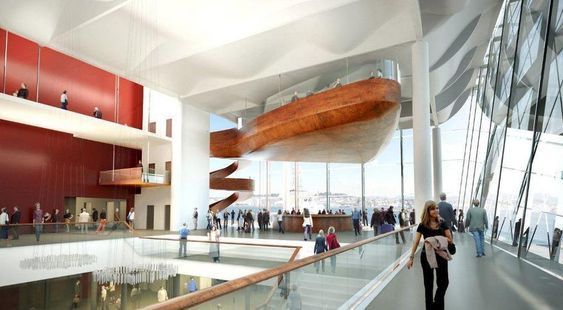MYE LYS: Slik vil det nye konserthuset i Stavanger fortone seg innvendig.