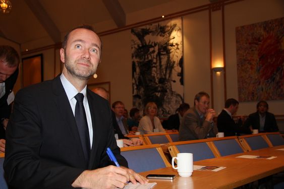 Nærings- og handelsdepartementet, statsråd Trond Giske på Verftskonferansen i Ålesund 2010.