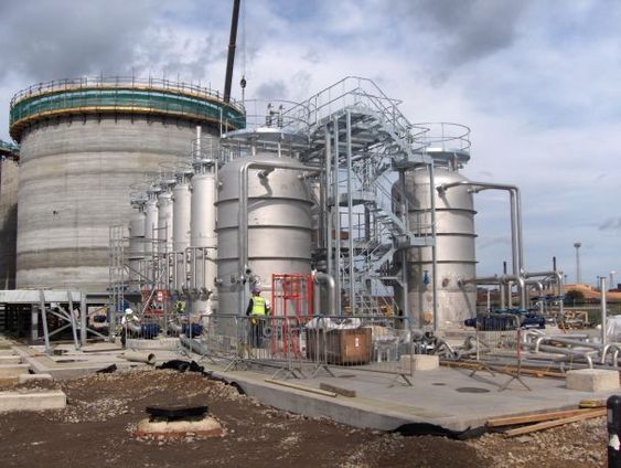 BIOGASS: Klimakur2020 trekker fram biogass basert på husdyrgjødsel som et av flere tiltak som kan redusere totalt 1,2 millioner tonn CO2 i 2020. Her er biogassanlegget til Northumbrian Water, som ligger i Teesside i North Yorkshire i England.