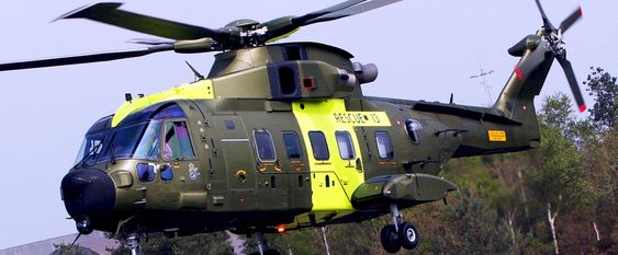 AW101 fra AgustaWestland er én av fem kandidater til å overta som redningshelikopter i Norge. Denne maskinen er i dansk tjeneste.