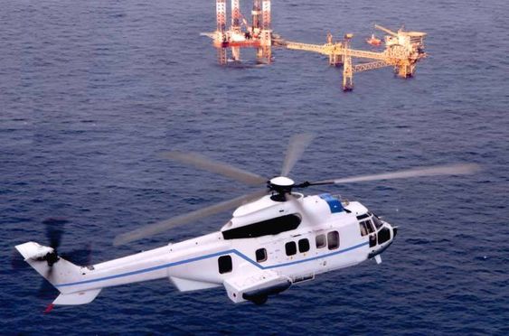 TÅLER HARDT VÆR: Slik ser den ut, helikoptertypen som skal brukes til StatoilHydros oljevirksomhet i Barentshavet.