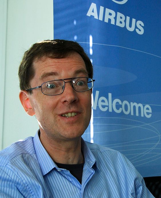 Alan Pardoe startet som flyingeniør og er nå sjef for markedsavdelinga i Airbus.