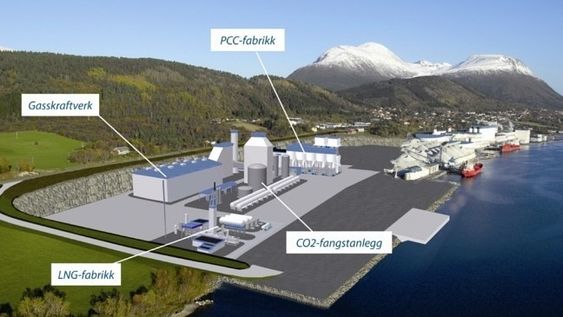 gasskraftverk elnesvågen illustrasjon industrikraft møre