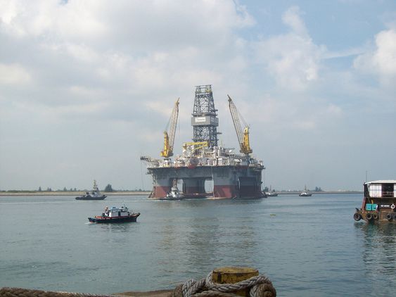 Transocean's Development Driller III, shown in this file photo, is expected to arrive at the site of the Deepwater Horizon incident, Monday, April 26, 2010. The drilling unit will be used to drill relief wells in order to stop the flow of oil emanating from the wellhead if efforts to secure the blow off preventor are unsuccesful.