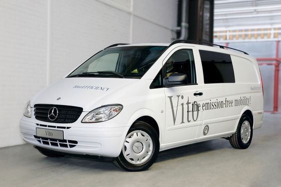 Den elektriske varebilen fra Mercedes-Benz, eVito, skal produseres i 100 eksemplarer i år.