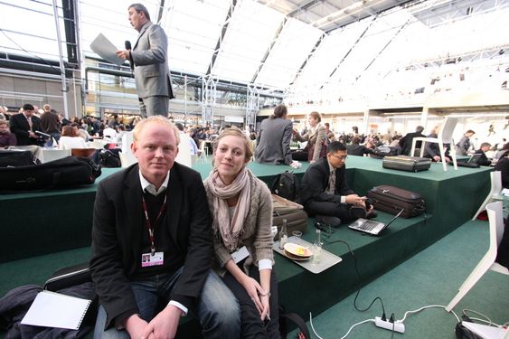Lars Haltbrekken og Ingeborg Gjærum COP15 den 17.12.09