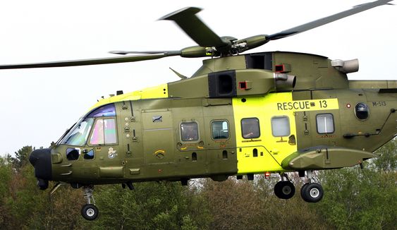 AW101 fra AgustaWestland fra den danske redningstjenesten.