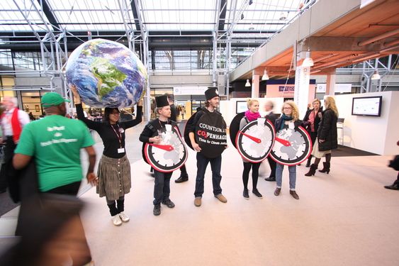 klokkedemonstranter København-forhandlingene 091209
