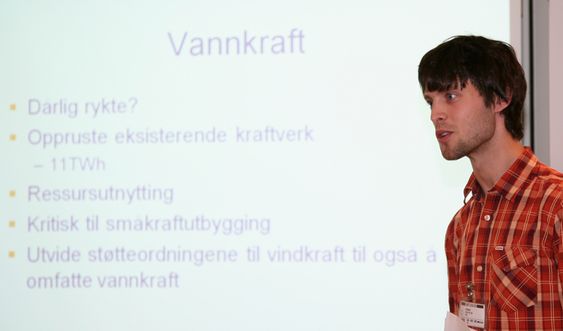 Jostein Jerkø, en av de unge forskerne i tankesmia for miljøvennlige energiløsninger.