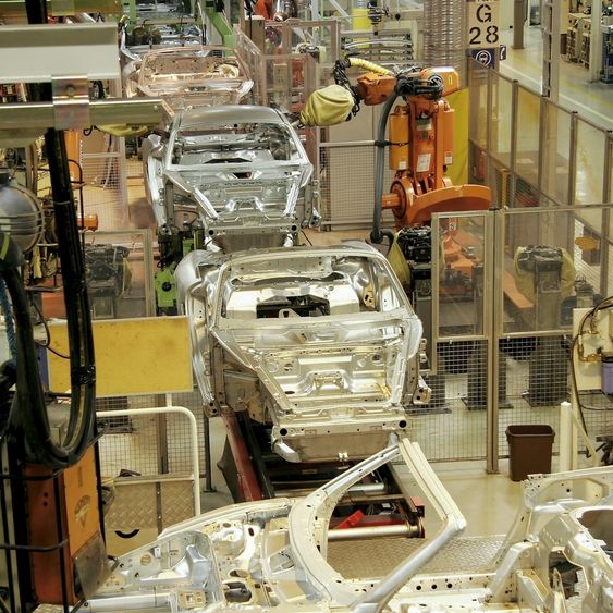Valmet Automotive produksjonslinje