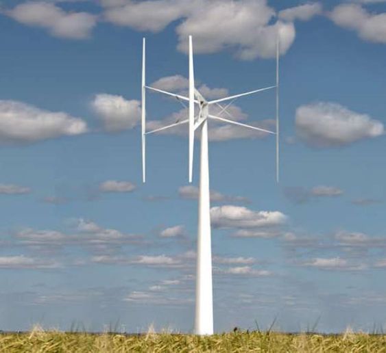 Vertical Wind. Svensk vertikal vindmølle.