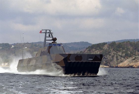HOVEDBESTYKNING: Naval Strike Missile er hovedvåpenet om bord på den nye Skjold - klassen MTB-er.