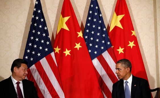 Kinas president Xi Jinping og USAs president Barack Obama møttes under atomtoppmøtet i Haag 