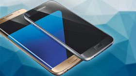 Slik skal Galaxy S7 og S7 Edge etter alt å dømme bli seende ut. Dette skal være ett av de offisielle pressebildene av telefonene.