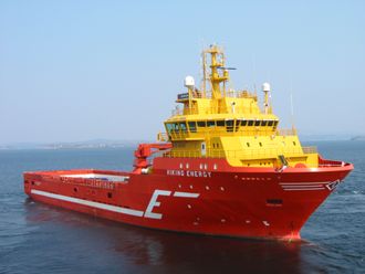 Viking Energy var verdens første PSV med LNG-framdrift. Nå har hun også installert batterier og fått det godkjent som "spinning reserve" ved DP-operasjoner.