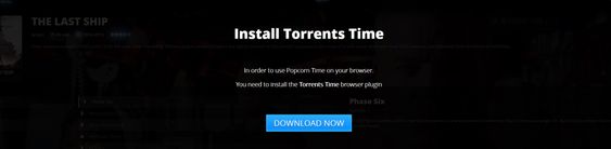 Nettleserutvidelsen Torrents Time baker inn en kombinert Torrent-klient og filmavspiller i nettleseren din. Du merker ikke stort til hvordan dette fungerer selv, foruten at du blir guidet gjennom oppsettet.