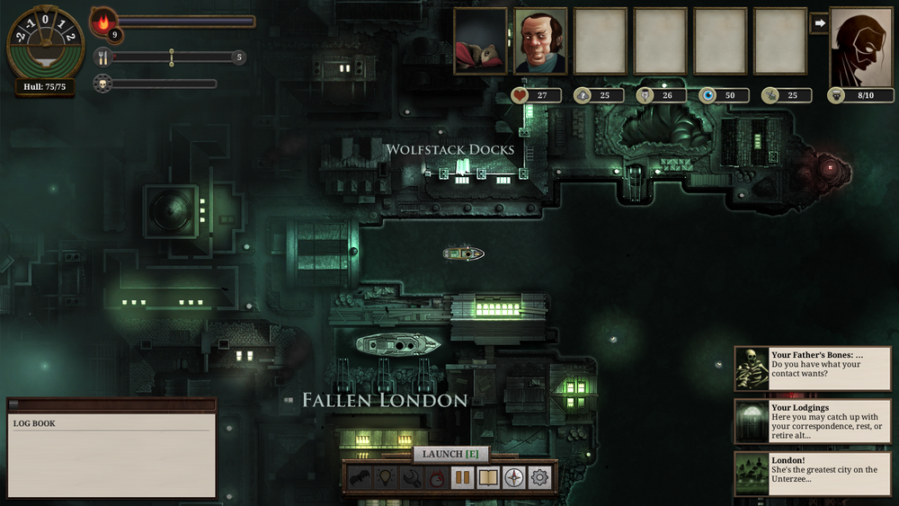 Fallen London i all sin prakt.