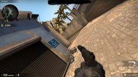 Denne synsvinkel var noe av det som fikk nedlasterne av jukseprogrammet til å bli utestengt av Valve.