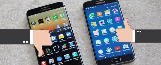 Foreløpig er det kun Galaxy S6-modellene i normal størrelse som får støtte for tale i 4G-nettet. Den større Edge+-modellen må klare seg uten en stund til.