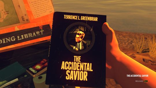 Gone Home-pappaens håpløse krimbøker tyder på at Firewatch foregår i samme univers.