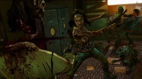 Michonne er ikke redd for å bruke sverdet sitt.