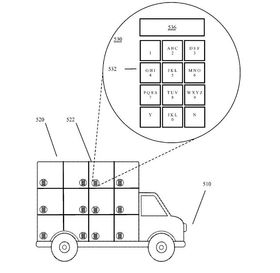 Google har fått patent på en selvkjørende lastebil for utkjøring av varer.