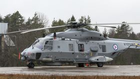 NH90 nummer seks på plass på Bardufoss. Nå er det et år til neste leveranse.
