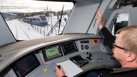 Erfaren: lokfører i Stockholms Lokaltrafikk, Lasse Ericsson har skaffet seg mye erfaring med ERTMS nivå 2 og er svært begeistret for sikkerheten og påliteligheten til det nye signalsystemet.