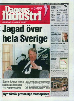 Dagens Industri 9. april 1997: Påtalemyndigheten besluttet senere ikke å reise straffesak mot Bertel Nathhorst.