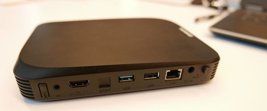 Her ser du hvilke tilkoblinger den nye dekoderen fra Huawei har.