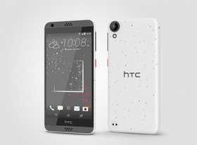 Slik ser Desire 530 ut med prikkete bakside.